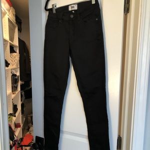 Paige Denim black skinny pants